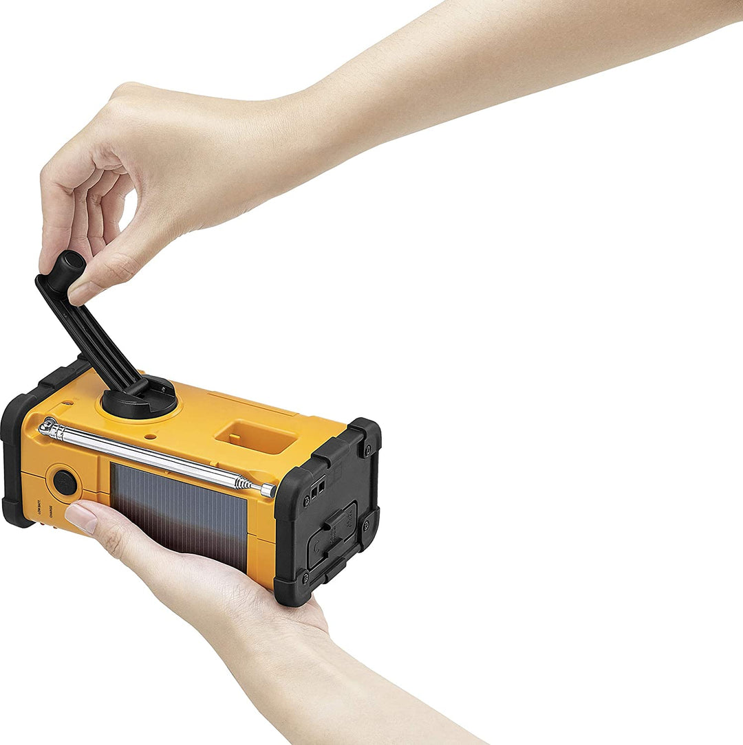 Sangean MMR-88 DAB+ Draagbare Noodradio Geel/Zwart